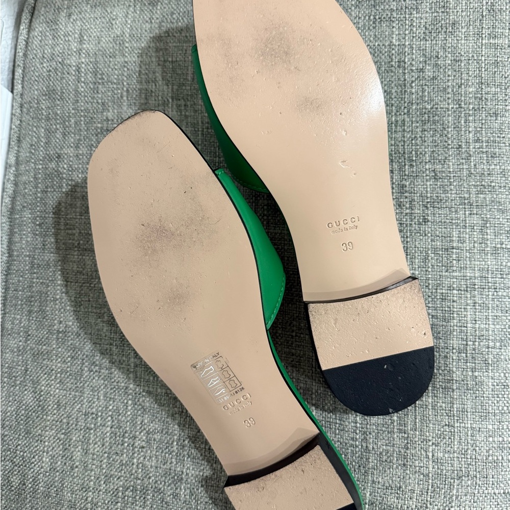 Gucci Interlocking G Cut Out Slide Sandals - Picture 3 of 4